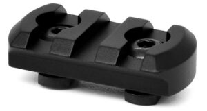 Warne 6201M 3-slot M-LOK rail section black Picatinny interface