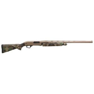 Winchester SXP Hybrid 20ga 26in pump shotgun in woodland camo with TRUGLO sight