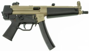 Zenith ZF-5 9mm pistol 8.9 inch barrel FDE side view