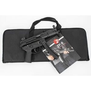 Zenith ZF-5T 9mm 5in threaded barrel pistol in black with polymer furniture