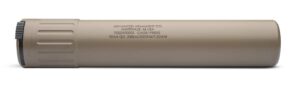 Advanced Armament Corp TiTAN-QD 86601 titanium suppressor in FDE, 1.85" diameter, .338LM/8.6BLK