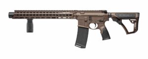 Daniel Defense DDM4 ISR integrally suppressed rifle .300 AAC Blackout 16 inch brown