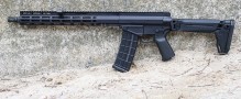 Foxtrot Mike Mike-102 .223 Wylde 16-inch rifle in black with Magpul Zhukov folding stock