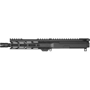 CMMG Banshee 5.7x28mm 8-inch upper group in black, side view