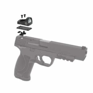 Crimson Trace CTS-1520 RAD Micro red dot sight with dovetail mount, black