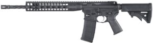 LWRC 16-inch Black Direct Impingement Rifle 5.56 side view