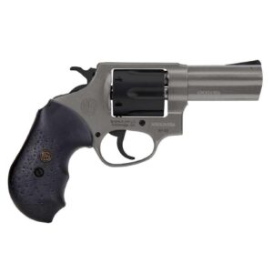 Rossi RP63 .357 Magnum 3" revolver in tungsten Cerakote with textured black rubber grips