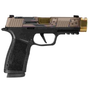 Sig Sauer P365 XMACRO TACOPS Trump 47th 9mm 3.7-inch gold barrel with compensator