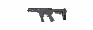 LWRC IC-9 9mm black AR-style pistol with SBA3 brace and M-LOK handguard