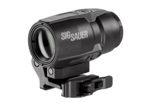 Sig Sauer Juliet3T-AMR 3x22mm magnifier, PowerCam90 QR mount, black