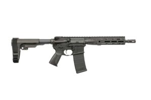 LWRC IC-DI 5.56 NATO pistol with SBA3 brace and M-LOK handguard, black
