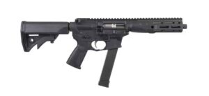 LWRC IC-9 9mm 5.7-inch SBR Black Hard Coat Anodized