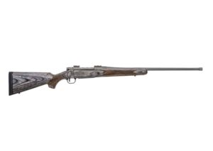 Mossberg Patriot .300 Win Mag 24-inch stainless fluted threaded rifle with gray laminate stock