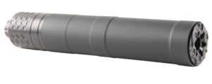 CGS Suppressors Mod 9 FS 9mm suppressor in anodized black, side view
