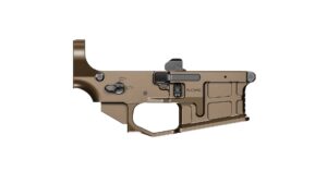 Radian Weapons A-DAC 15 lower receiver in Radian Brown, billet 7075-T6 aluminum