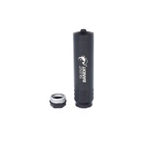 Wilson Combat Silent Bandit 6-baffle 9mm suppressor, black finish, 5/8x24 thread