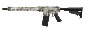 Wise Arms WA-15B rifle in White/Sig Grey BW Cerakote with 16-inch barrel and 15-inch M-LOK handguard