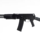 Arsenal SAM5-94 5.56x45 NATO rifle with 16.3 inch barrel and black polymer stock, right-side view