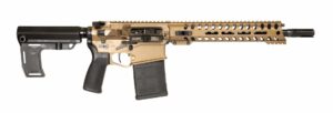 POF Revolution DI .308 Win 12.5 inch Burnt Bronze Cerakote AR-style pistol with SBA3 brace