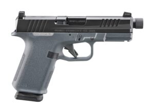 Ruger RXM 9mm pistol Stealth Gray Magpul EHG threaded barrel with two 15rd PMAGs
