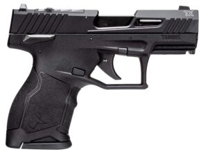 Taurus TX22C compact .22 LR pistol, black polymer frame, five 10-round magazines