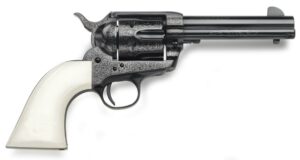 Taylors & Company 1873 Cattleman Outlaw Legacy revolver 45 Colt 4.75-inch blued engraved