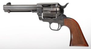 Taylors and Company 1873 TC9 9mm 6-shot revolver, blued finish, walnut checkered Army grip, 4.75 in barrel