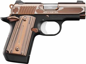 Kimber Micro 9 Rose Gold 9mm pistol 3.15 inch barrel black frame