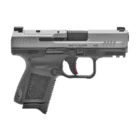 Canik TP9 Elite SC 9mm Tungsten Gray Slide Black Polymer Frame 3.6 inch Barrel