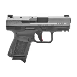 Canik TP9 Elite SC 9mm Tungsten Gray Slide Black Polymer Frame 3.6 inch Barrel