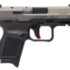 Canik TP9 Elite SC 9mm Tungsten Gray Slide Black Polymer Frame 3.6 inch Barrel