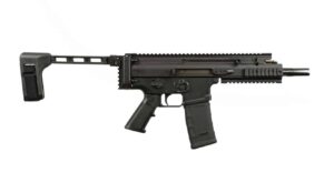 FN SCAR 15P SBT 7.5in .300 Blackout pistol, black anodized finish, SB Tactical brace