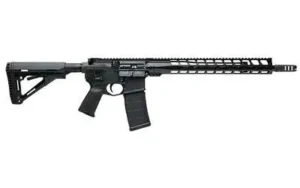 Lantac SF15 16 inch .223 Wylde Recon Rifle black anodized side view