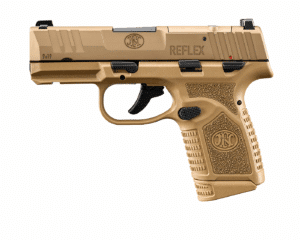 FN Reflex MRD 9mm 3.3in barrel flat dark earth micro-compact pistol