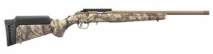Ruger American Rimfire Standard 18 inch Bronze Cerakote Go Wild Camo 9rd MFG 8374