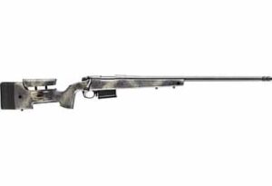 Bergara B14LM357 B-14 Wilderness HMR 7mm Rem Mag 24-inch Sniper Grey Cerakote with camo synthetic stock