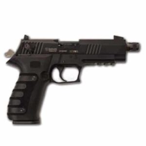 Mauser M20 SD .22 LR pistol with 4.75-inch threaded barrel in black