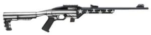 Citadel TRAKR CIT22LRBUSG .22 LR rifle 18-inch threaded barrel Gray US Flag stock
