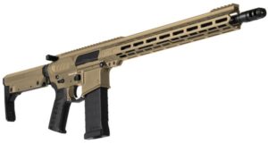 CMMG RESOLUTE MK4 5.7x28 16.1 barrel Coyote Tan carbine side view