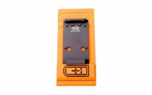 C&H Precision PLT SA ECHELON TO HOLO EPS anodized black optic mounting plate
