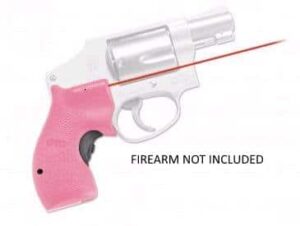 Crimson Trace 0134801 Lasergrips pink for S&W J-Frame round butt, red laser 633nM