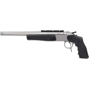 CVA SCOUT V2 LR pistol with 14 stainless steel threaded barrel in black