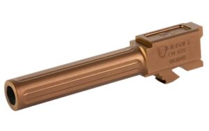 Fortis Manufacturing 4-inch match-grade copper-finish barrel for Glock 19 (9mm)