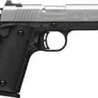 Browning 1911-380 Compact .380 ACP with stainless slide and black frame