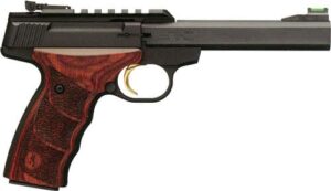 Browning Buck Mark Plus UDX .22 LR 5.5 inch slabside barrel rosewood grips optic-ready