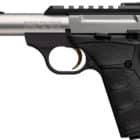 Browning Buck Mark Plus Micro Bull .22 LR 4-inch pistol, stainless slide and black alloy frame with UFX grip