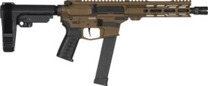 CMMG Banshee Mk10 10mm pistol, 8-inch barrel, Midnight Bronze finish