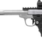 Smith & Wesson Performance Center SW22 Victory 6in Fluted Barrel 22LR pistol with red dot