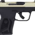 Ruger LCP MAX .380 ACP Champagne PVD slide black polymer frame MFG#13742