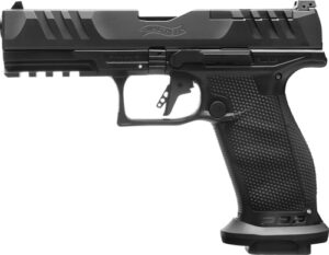 Walther PDP Pro-E full-size 9mm pistol, 4.5 inch barrel, black, optic-ready, with three 20-round magazines